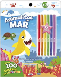 SALDAÑA Color Sticker Nº 1 Animalitos del Mar