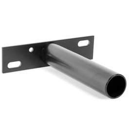 HERRAJES ALK Soporte Oculto Saurus 120X30X4 Tubo Ø25 con Inclinación de 2.5º Hacia Arriba Zincado Hierro