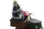 DKD Home Decor Vehículo de Decoración Metal Árbol y Regalos