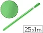 Liderpapel Papel Kraft para Embalaje, Rollo Verde 65 g/m2, 1 m de Ancho x 25 m de Largo, Alta Resistencia
