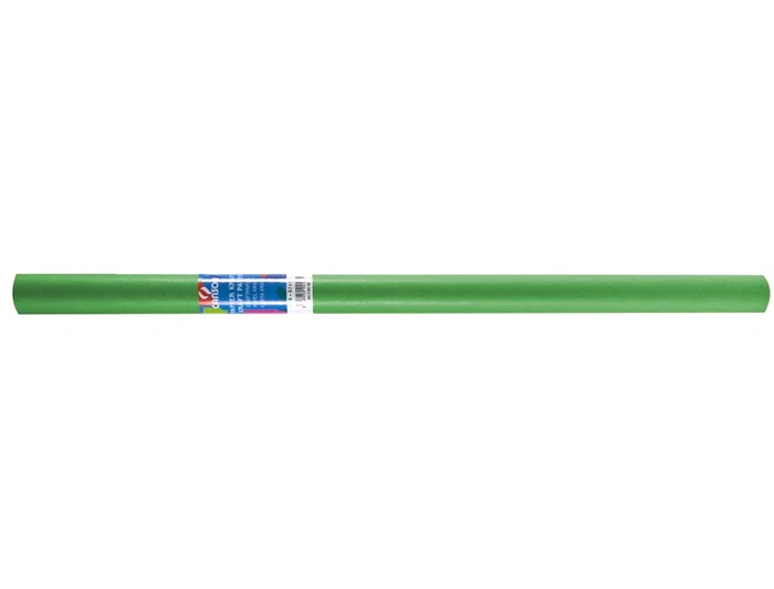 Liderpapel Papel Kraft para Embalaje, Rollo Verde 65 g/m2, 1 m de Ancho x 25 m de Largo, Alta Resistencia