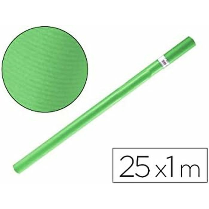 Liderpapel Papel Kraft Verde Rollo 25x1 m