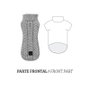 Nayeco Jersey de Punto Trenza Gris 25cm