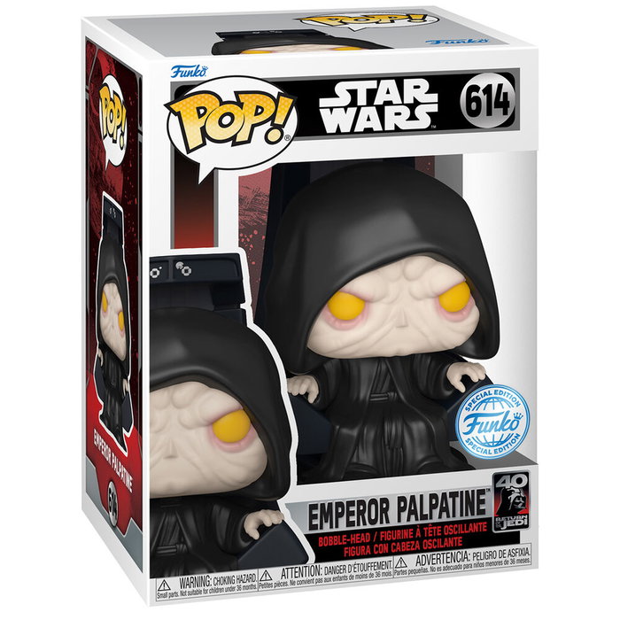 FUNKO Figura POP! Star Wars Emperor Palpatine Exclusive