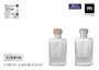 Inde - 24 Botellas de Vidrio Multiusos Rectangular, 100 ml (24 Unidades)