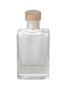 Inde - 24 Botellas de Vidrio Multiusos Rectangular, 100 ml (24 Unidades)