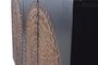 GINER Y COLOMER Aparador de Madera de Mango y Metal Nogal Oscuro 145 cm