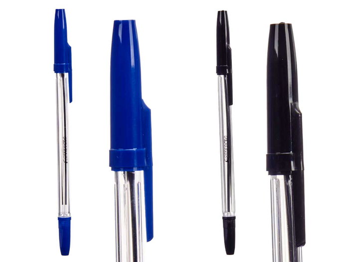 PINCELLO Set 6 Bolígrafos Normales Surtidos Azul Negro Plástico 10x21x2 cm (Set de 24) PINCELLO Set 6 Bolígrafos Normales Surtidos Azul Negro Plástico 10x21x2 cm (Set de 24)