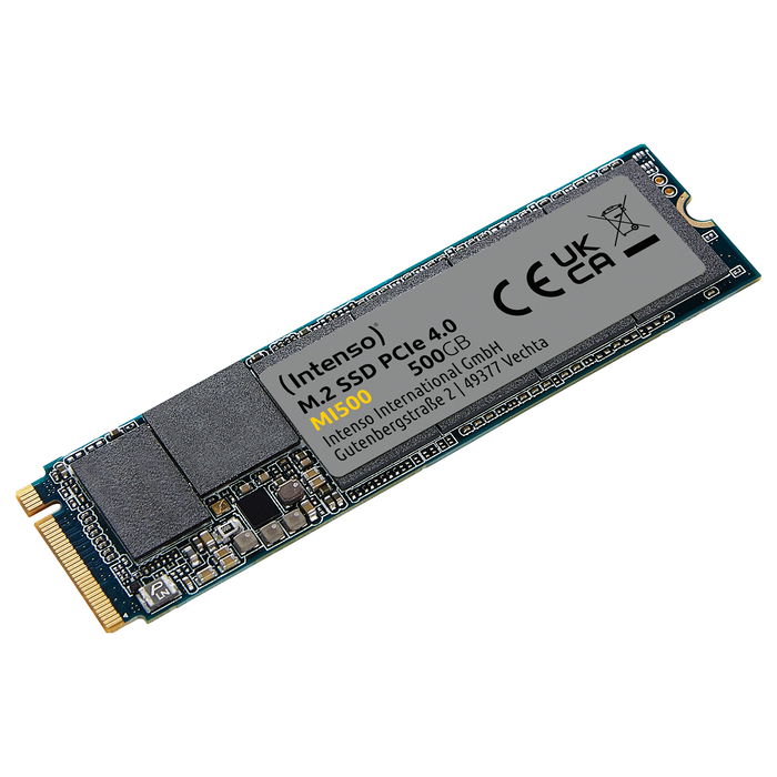Intenso MI500 SSD 500GB M.2 NVMe PCIe 4.0 x 4 Velocidad Lectura 5300 MB/s