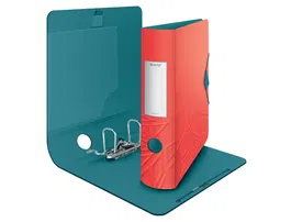 Archivador Palanca Leitz Urban Chic A4 180º 82Mm Rojo (Set de 5)