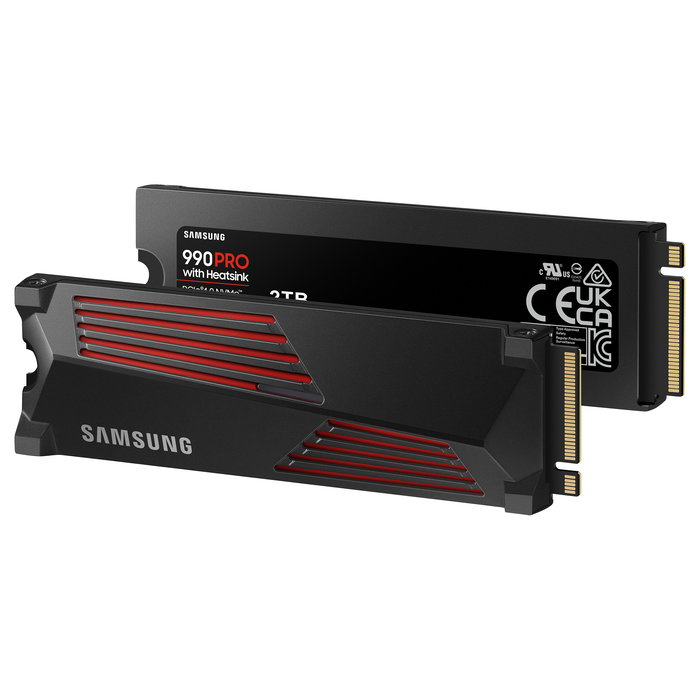 SAMSUNG 990 PRO 2TB M.2 NVMe PCIe 4.0 x 4 Heatsink SSD Retail