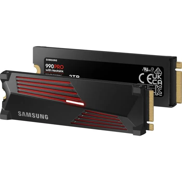 Samsung 990 PRO 2 TB M.2 con Disipador RGB Samsung 990 PRO 2 TB M.2 con Disipador RGB