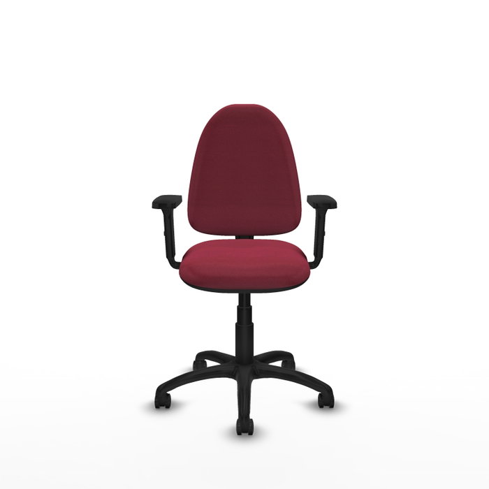 PIQUERAS Y CRESPO Silla de oficina Aýna Granate con Brazos 2D PIQUERAS Y CRESPO Silla de oficina Aýna Granate con Brazos 2D