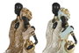 DKD Home Decor Figura de Resina Africana Surtida Verde y Beige