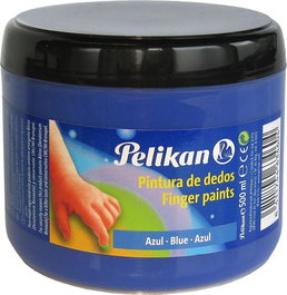 PELIKAN Pintura de Dedos Azul Celeste 500 ml