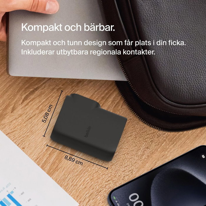 Belkin BOOST Charge Hybrid Dual Charger + Powerbank Negro Belkin BOOST Charge Hybrid Dual Charger + Powerbank Negro
