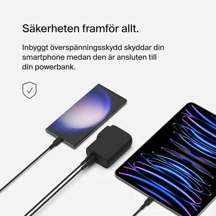 Belkin BOOST Charge Hybrid Dual Charger + Powerbank Negro Belkin BOOST Charge Hybrid Dual Charger + Powerbank Negro
