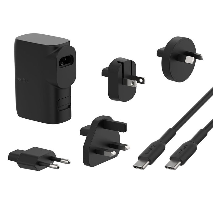 Belkin BOOST Charge Hybrid Dual Charger + Powerbank Negro Belkin BOOST Charge Hybrid Dual Charger + Powerbank Negro