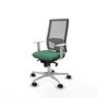 PIQUERAS Y CRESPO Silla de oficina Horna Verde esmeralda y Gris