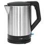 Clatronic WKS 3692 Hervidor de 1,5 L, 2200 W, Negro y Acero inoxidable