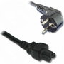 Lineaire EC217C Cable de alimentación 2 polos + tierra tipo trébol, 1,80 m