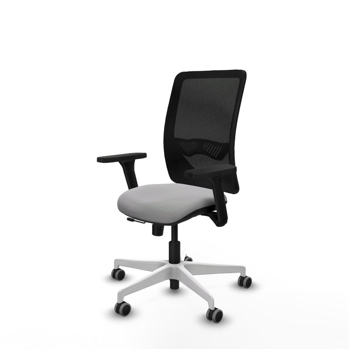 PIQUERAS Y CRESPO Silla de oficina Zulema con Mecanismo Sincro/Traslack, Gris claro y Negro PIQUERAS Y CRESPO Silla de oficina Zulema con Mecanismo Sincro/Traslack, Gris claro y Negro