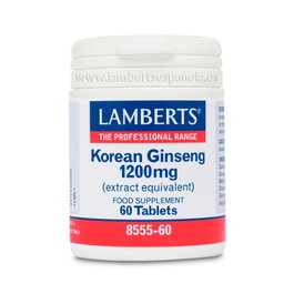 LAMBERTS Ginseng Coreano 1200 mg 60 Tabletas
