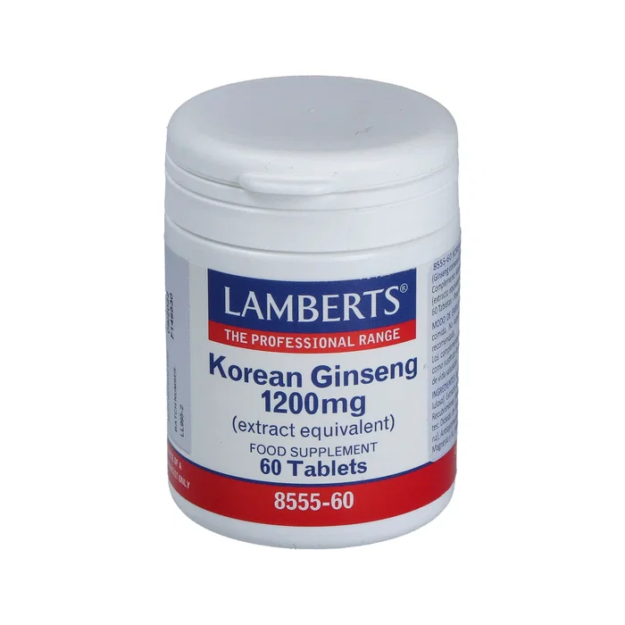 LAMBERTS Ginseng Coreano 1200 mg 60 Tabletas LAMBERTS Ginseng Coreano 1200 mg 60 Tabletas