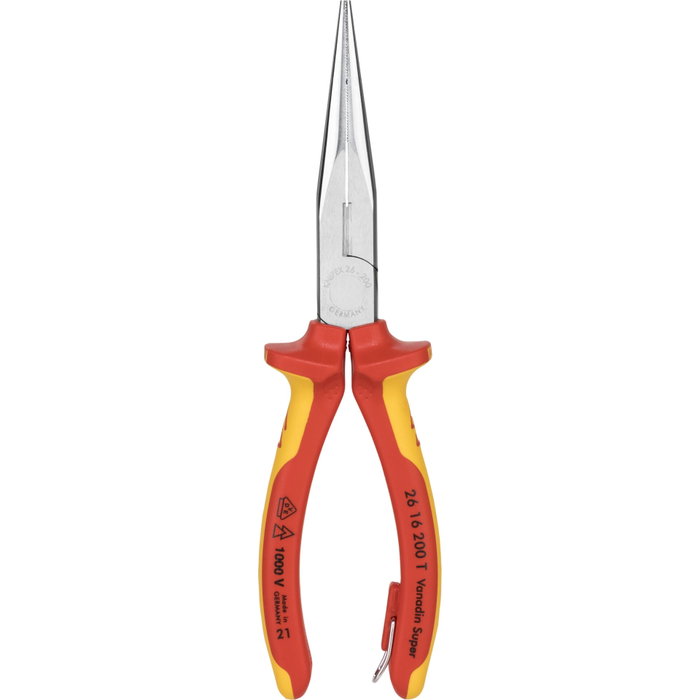 Knipex 26 16 200 T Alicates de punta plana y redonda con bordes de corte Knipex 26 16 200 T Alicates de punta plana y redonda con bordes de corte