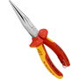 Knipex 26 16 200 T Alicates de punta plana y redonda con bordes de corte