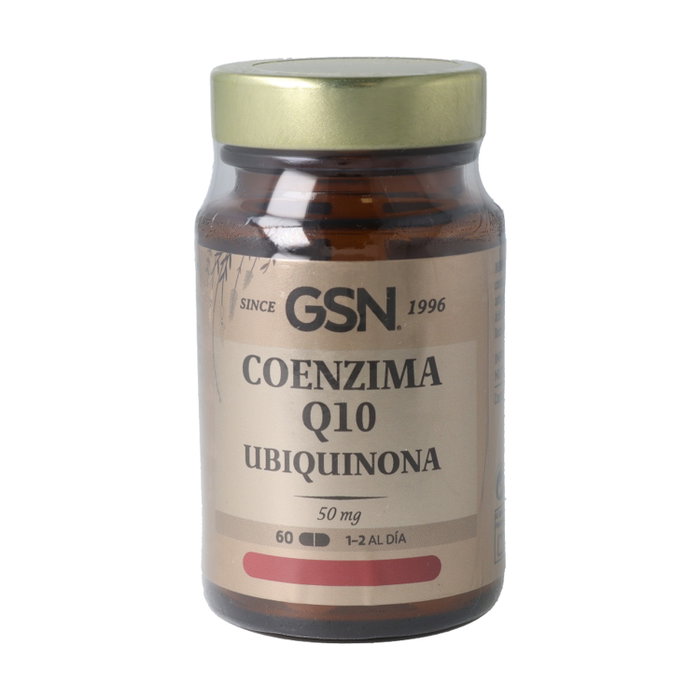 GSN Coenzima Q10 50 mg 60 cápsulas Antioxidante GSN Coenzima Q10 50 mg 60 cápsulas Antioxidante