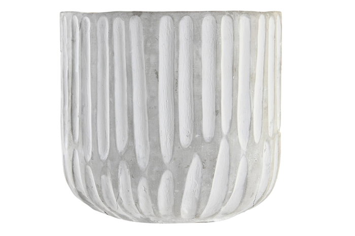 DKD Home Decor Vela de Citronela Antimosquitos Gris y Amarillo en Cemento DKD Home Decor Vela de Citronela Antimosquitos Gris y Amarillo en Cemento