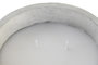 DKD Home Decor Vela de Citronela Antimosquitos Gris y Amarillo en Cemento