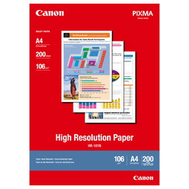 Canon 1033A001 - Papel de Impresión por Inyección de Tinta A4, 106 g/m², Blanco, Paquete de 200 Hojas