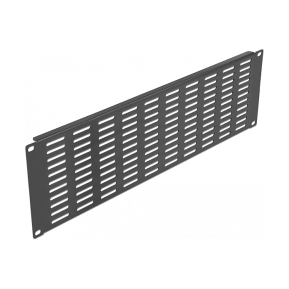 DeLOCK Panel de gabinete de red 19″ con ventilación horizontal 3U negro DeLOCK Panel de gabinete de red 19″ con ventilación horizontal 3U negro