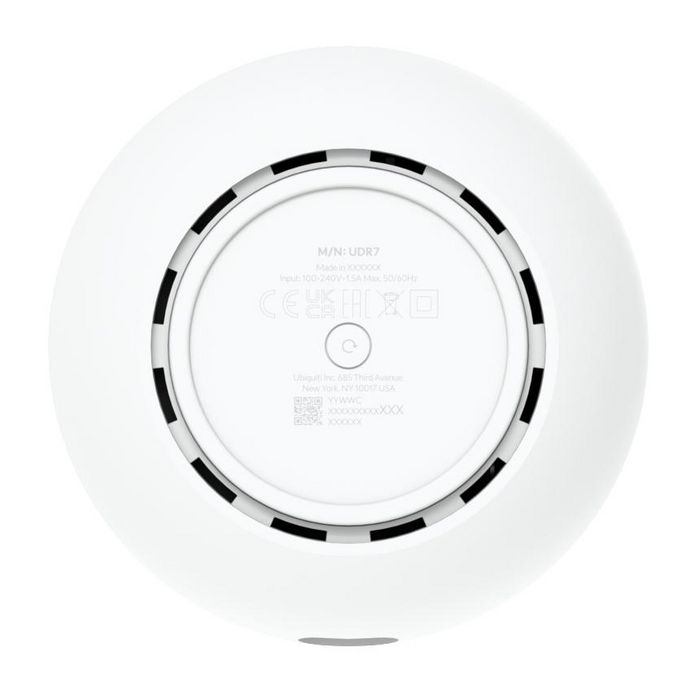 Ubiquiti UDR7 Cloud Gateway, WiFi 7, 10G SFP+, 2.5 GbE RJ45, 1x PoE, 160 m² Ubiquiti UDR7 Cloud Gateway, WiFi 7, 10G SFP+, 2.5 GbE RJ45, 1x PoE, 160 m²