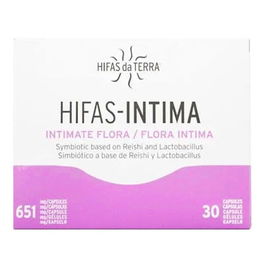 Hifas da Terra Hifas-Intima 30 Cápsulas - Suplemento Probiótico para Equilibrio Vaginal con Reishi, Salvia y Vitaminas