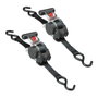 Master Lock Correas retráctiles con trinquete y ganchos S, 25 mm x 3 m, 2 uds