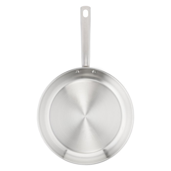 Tefal Virtuoso E492S2 Juego de Sartenes de Acero Inoxidable 24 cm y 28 cm