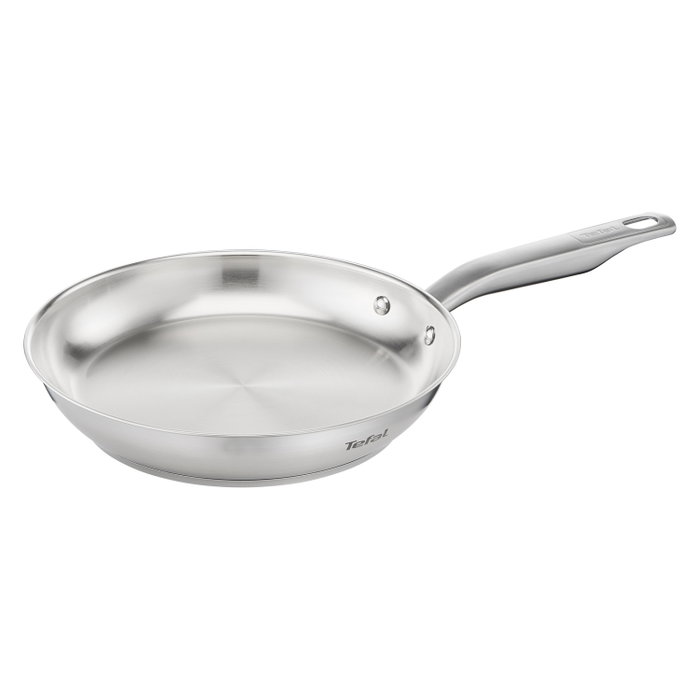 Tefal Virtuoso E492S2 Juego de Sartenes de Acero Inoxidable 24 cm y 28 cm