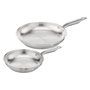 Tefal Virtuoso E492S2 Juego de Sartenes de Acero Inoxidable 24 cm y 28 cm