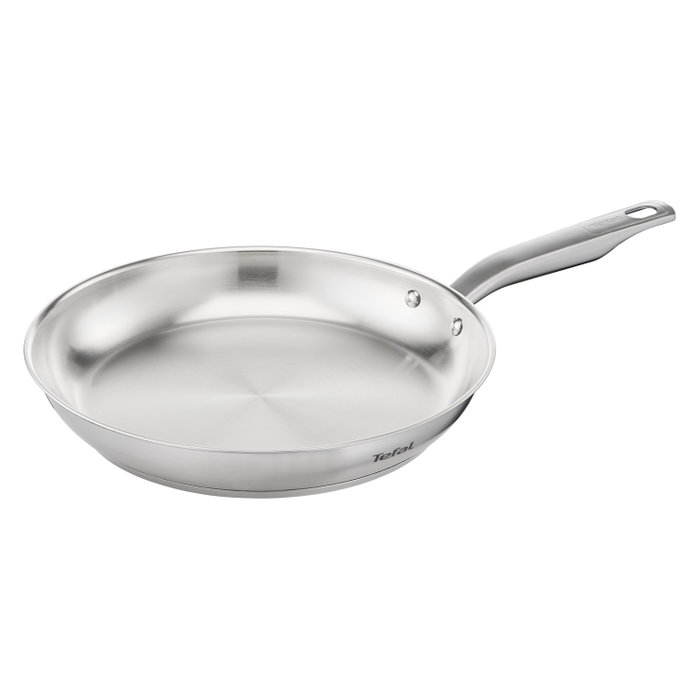 Tefal Virtuoso E492S2 Juego de Sartenes de Acero Inoxidable 24 cm y 28 cm