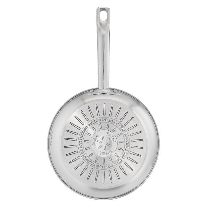 Tefal Virtuoso E492S2 Juego de Sartenes de Acero Inoxidable 24 cm y 28 cm