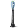 Philips Sonicare C3 Premium Plaque HX9044/88 Pack de 4 Cabezales Negro