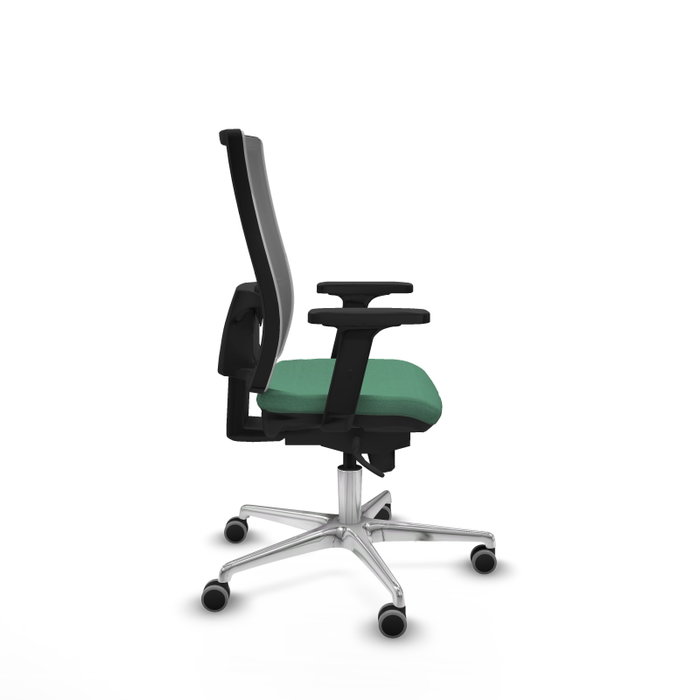 PIQUERAS Y CRESPO Silla de oficina Horna Verde esmeralda y Gris PIQUERAS Y CRESPO Silla de oficina Horna Verde esmeralda y Gris