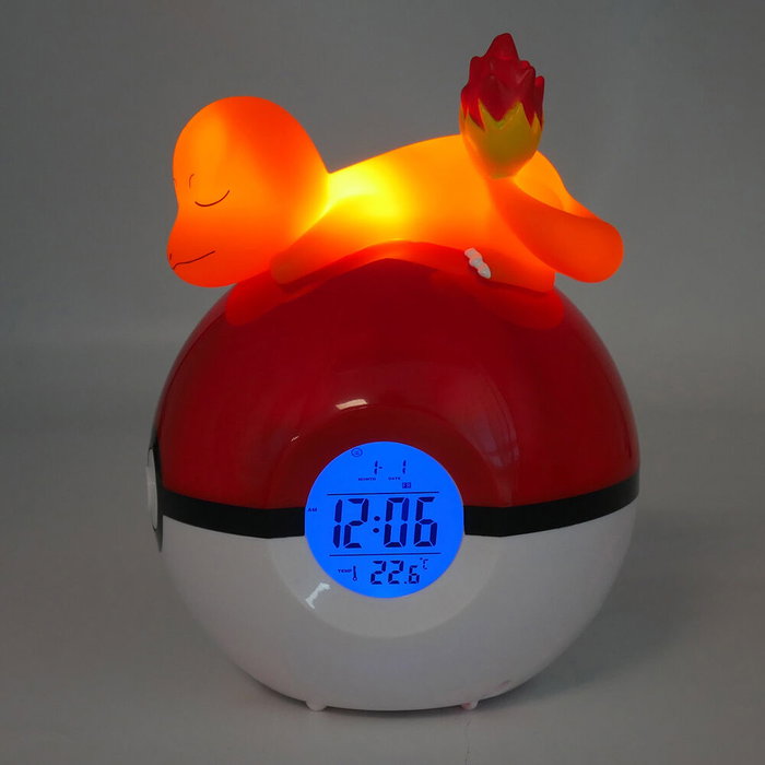 TEKNOFUN Lámpara despertador Led Charmander Pokeball Pokemon