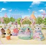 Sylvanian Families Set Princesas De Las Flores 5809 con Freya Chocolate, Lyra Persa, Rae Husky y Rosé Ciervo