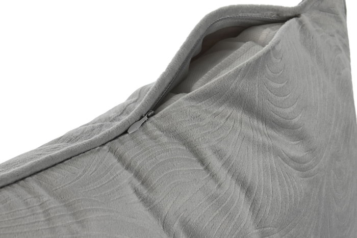 DKD Home Decor Cojín Jaquard Gris Claro 45x8x45 cm