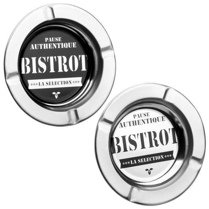 Mister Gadget Cenicero Metal Bistrot d.13,5 cm; h.1,8 cm