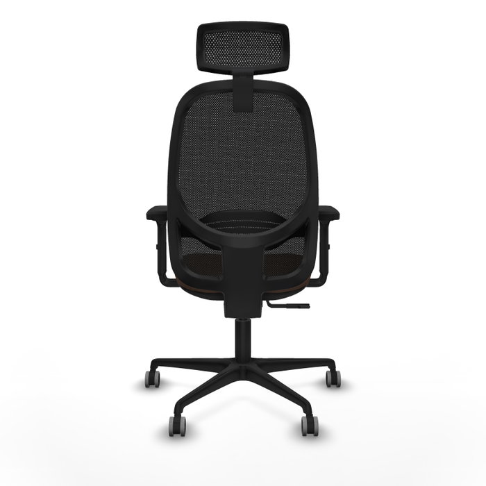 PIQUERAS Y CRESPO Silla de oficina Cilanco con mecanismo Sincro, Marrón oscuro y Negro PIQUERAS Y CRESPO Silla de oficina Cilanco con mecanismo Sincro, Marrón oscuro y Negro